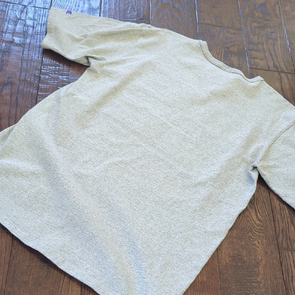 CHAMPION I Red, White & Blue Striped Embroidered Logo Short Sleeve T-Shirt, M - Picture 8 of 10